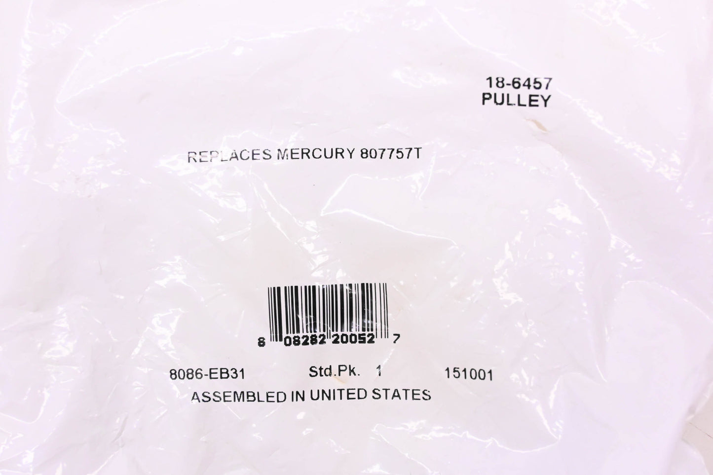 Sierra 18-6457, 807757T Serpentine Idler Belt Pulley NOS