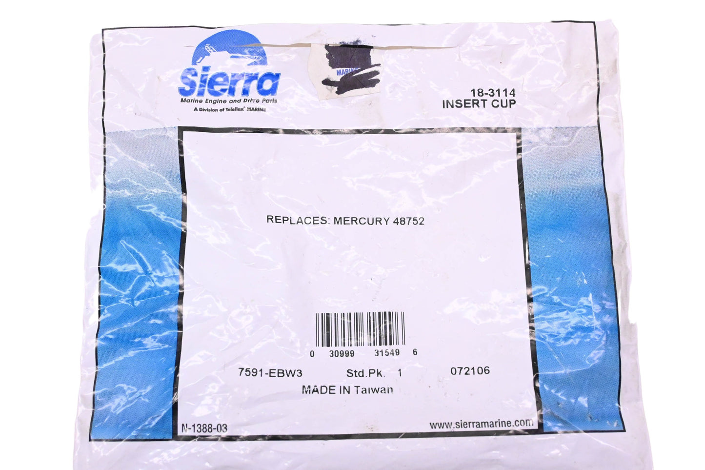 Sierra 18-3114 Impeller Cup NOS