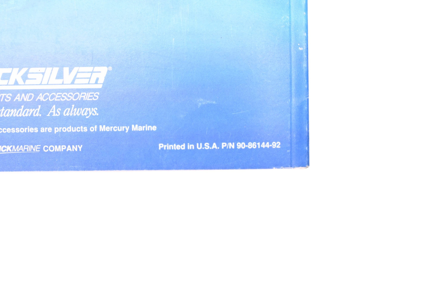 Quicksilver 90-86144-92 Propeller Manual