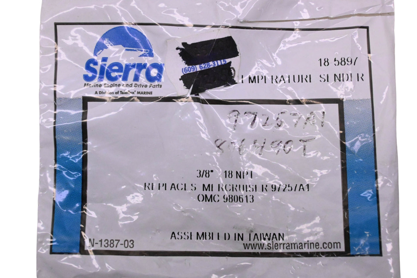 Sierra 18-5897, 97257A1 Temperature Sender Sensor NOS