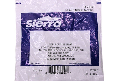 Sierra 18-2193, 99297A1 Rear Engine Mount Kit NOS