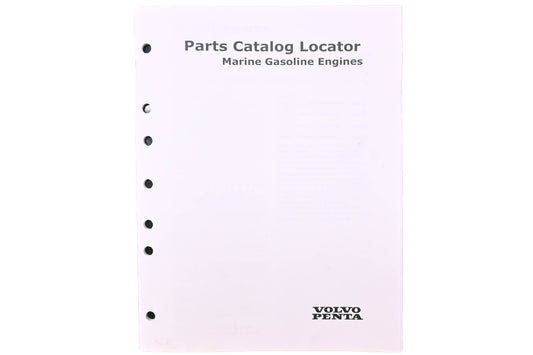 Volvo Penta 7744657 Parts Catalog Locator Manual NOS