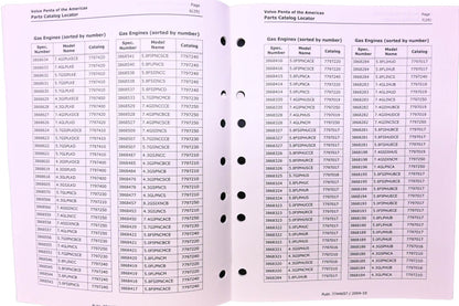 Volvo Penta 7744657 Parts Catalog Locator Manual NOS