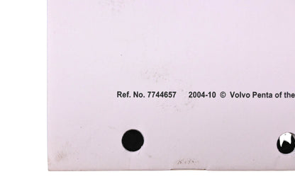 Volvo Penta 7744657 Parts Catalog Locator Manual NOS