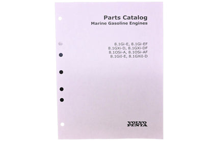 Volvo Penta 7744390 Marine Gasoline Engine Parts Catalog NOS