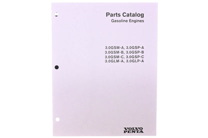 Volvo Penta 7744210 Gasoline Engine Parts Catalog NOS
