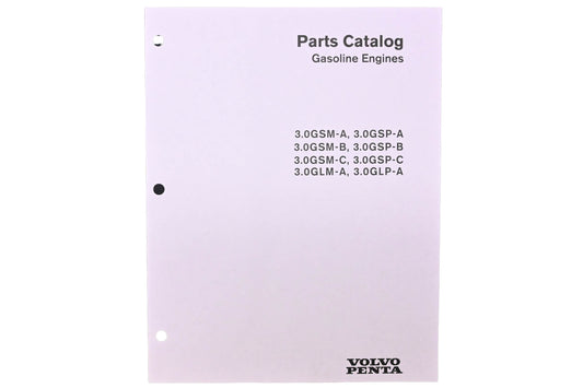 Volvo Penta 7744210 Gasoline Engine Parts Catalog NOS