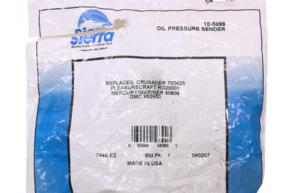 Sierra 18-5899 Oil Pressure Sending Unit NOS