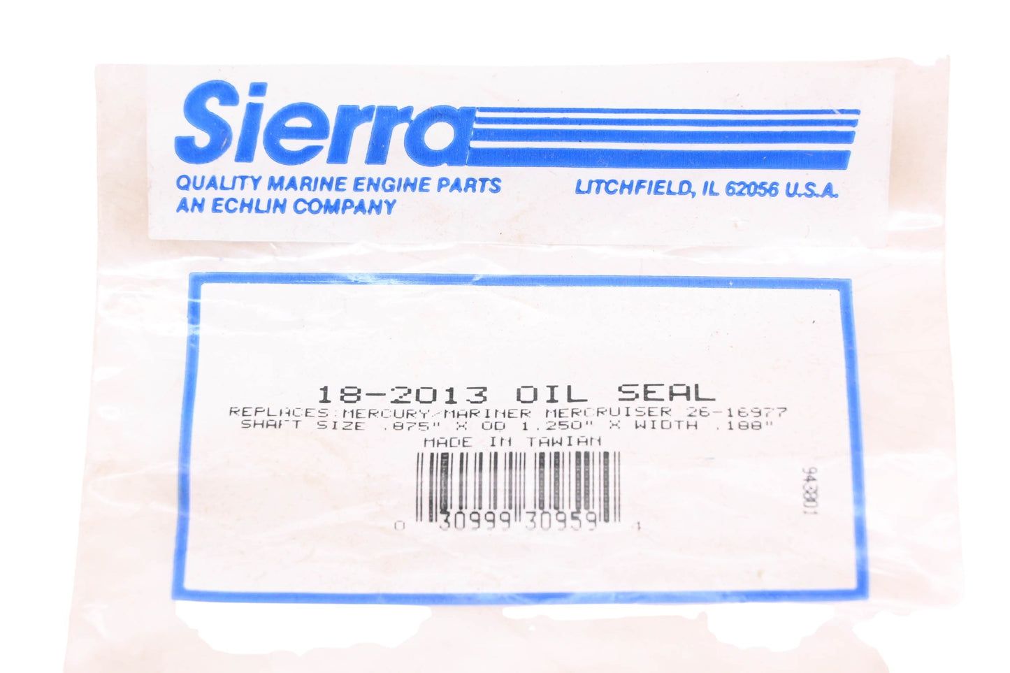 Sierra 18-2013 Oil Seal NOS
