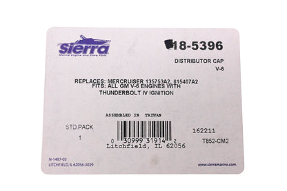 Sierra 18-5396 Distributor Cap Kit NOS