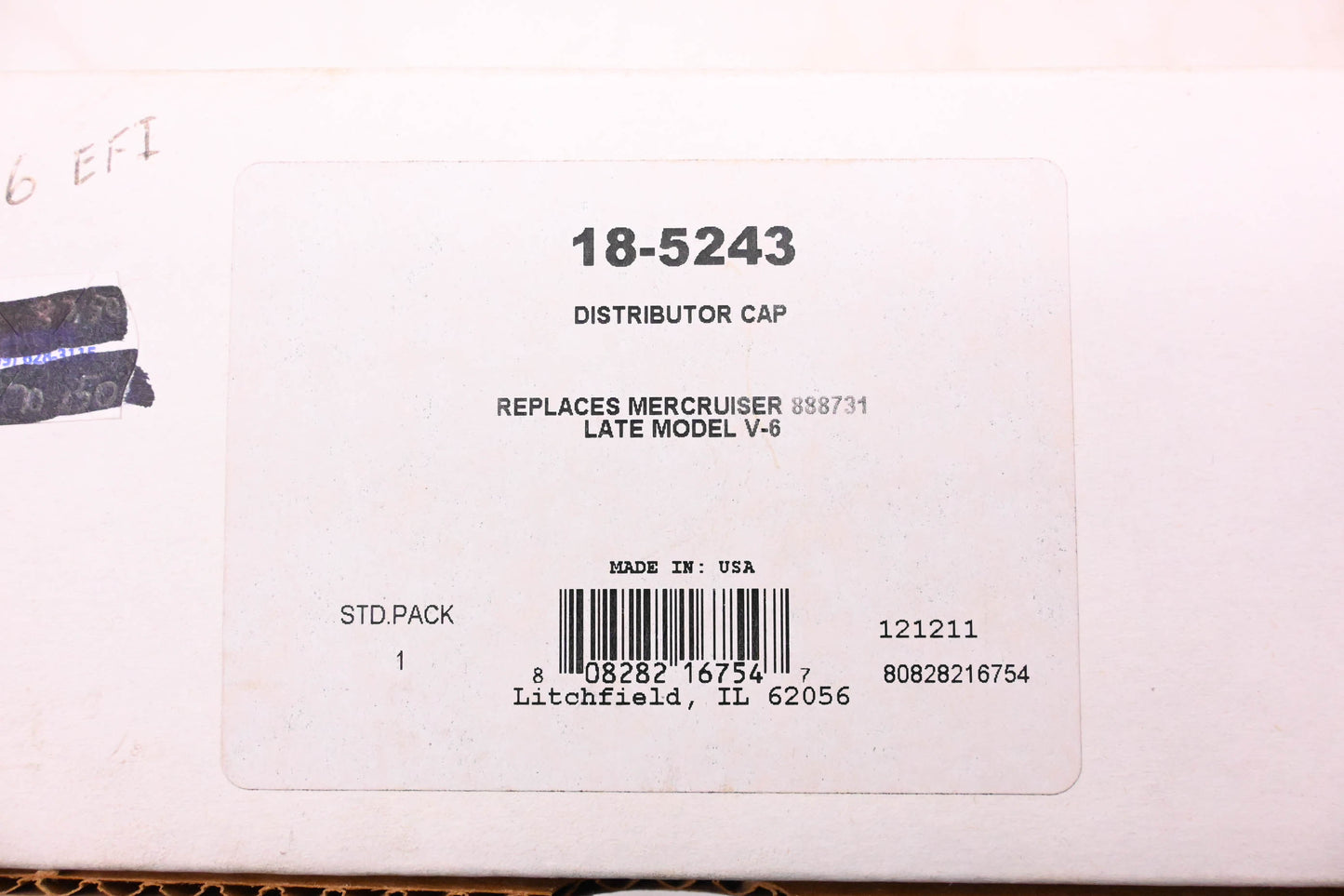Sierra 18-5243 Distributor Cap NOS