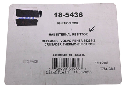 Sierra 18-5436 Ignition Coil NOS