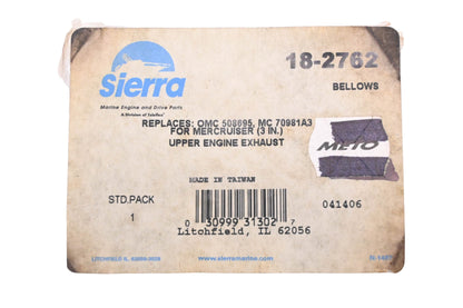 Sierra 18-2762 Exhaust Bellows NOS