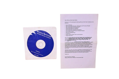 OEM Mercury 90-864914 Gasoline Service Literature CD