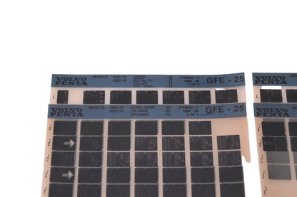 Volvo Penta 7743552-7 1989 Parts Catalog Microfiche Lot of 4 NOS