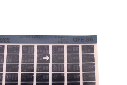 Volvo Penta 7748062-2 1994 Parts Catalog Microfiche NOS