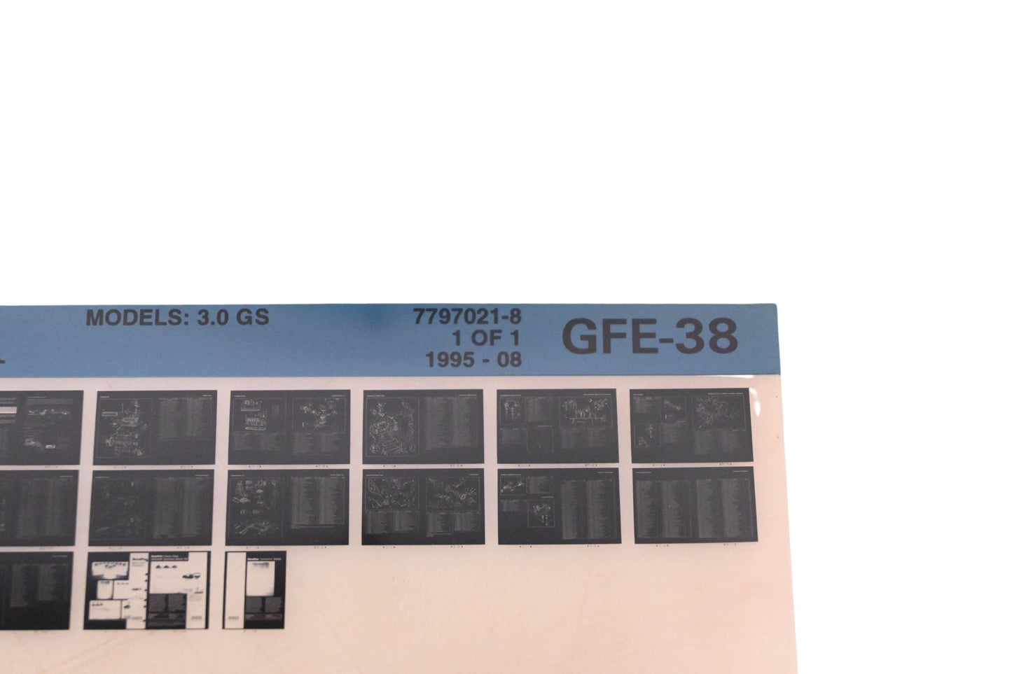 Volvo Penta 7797021-8 1995 Parts Catalog Microfiche NOS