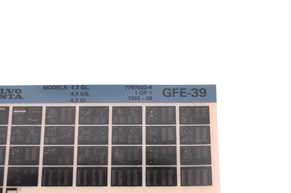 Volvo Penta 7797022-6 1995 Parts Catalog Microfiche NOS