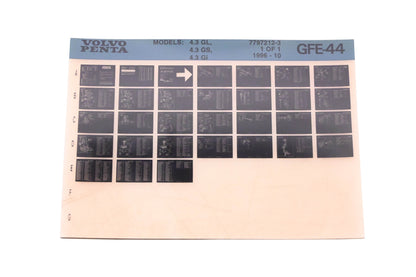 Volvo Penta 7797212-3 1996 Parts Catalog Microfiche NOS