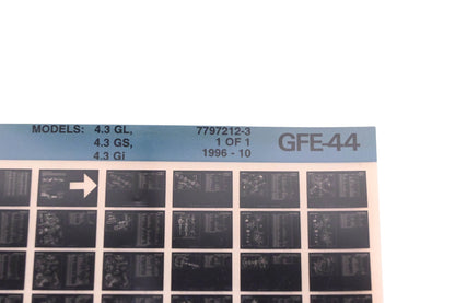 Volvo Penta 7797212-3 1996 Parts Catalog Microfiche NOS