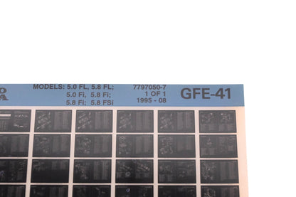 Volvo Penta 7797050-7 1995 Parts Catalog Microfiche NOS