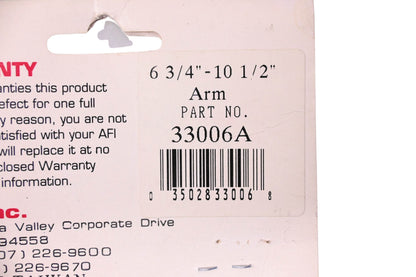 AFI 33006A Adjustable Wiper Arm NOS