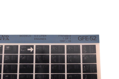 Volvo Penta 7797402-0 1997 Parts Catalog Microfiche NOS