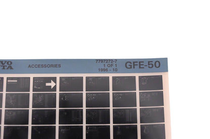 Volvo Penta 7797272-7 1996 Accessories Microfiche NOS