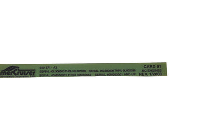 Mercruiser DP024-42 2003 500 EFI Parts Catalog Microfiche
