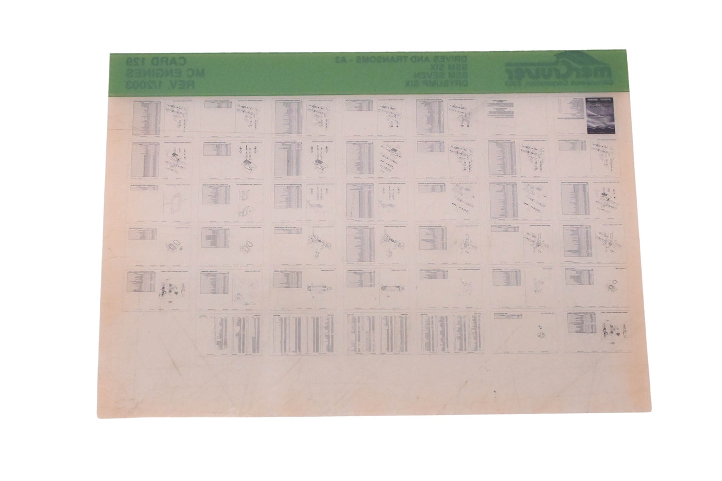Mercruiser DP024-44 2003 Drives & Transoms Parts Catalog Microfiche