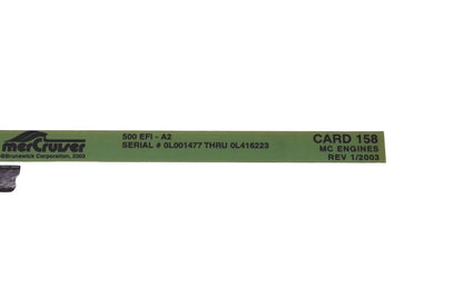 Mercruiser DP024-45 2003 500 EFI Parts Catalog Microfiche