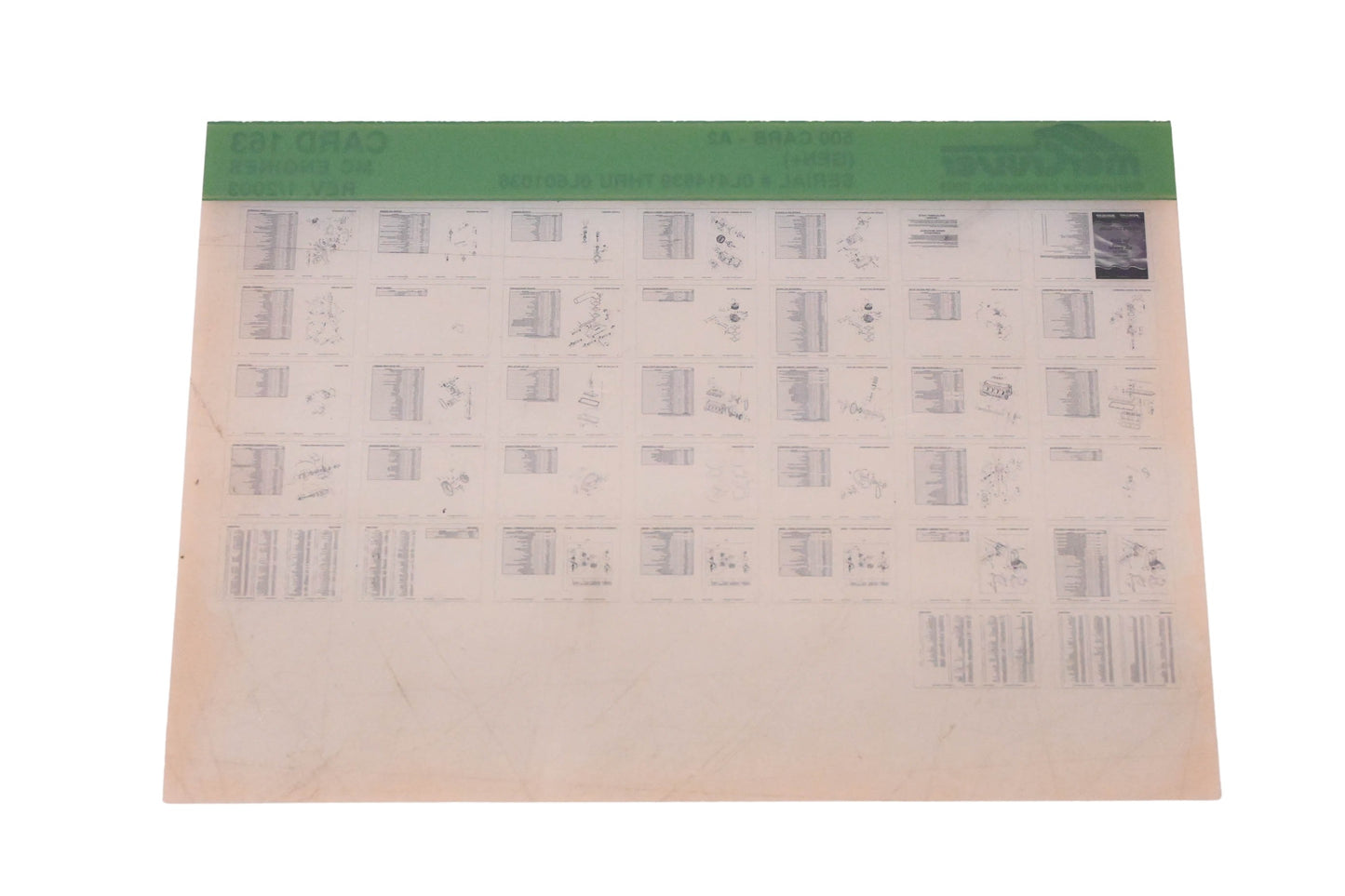 Mercruiser DP024-46 2003 500 Carb Parts Catalog Microfiche