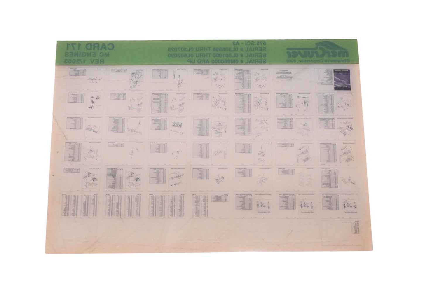 Mercruiser DP024-49 2003 575 Scio Parts Catalog Microfiche