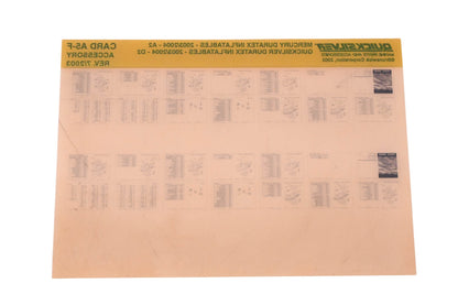 Quicksilver DP024-61 2003 Mercury Duratex Inflatables Parts Catalog Microfiche