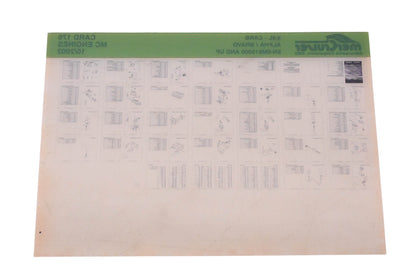 Mercruiser DP024-65 4.3L- Carb Parts Catalog Microfiche