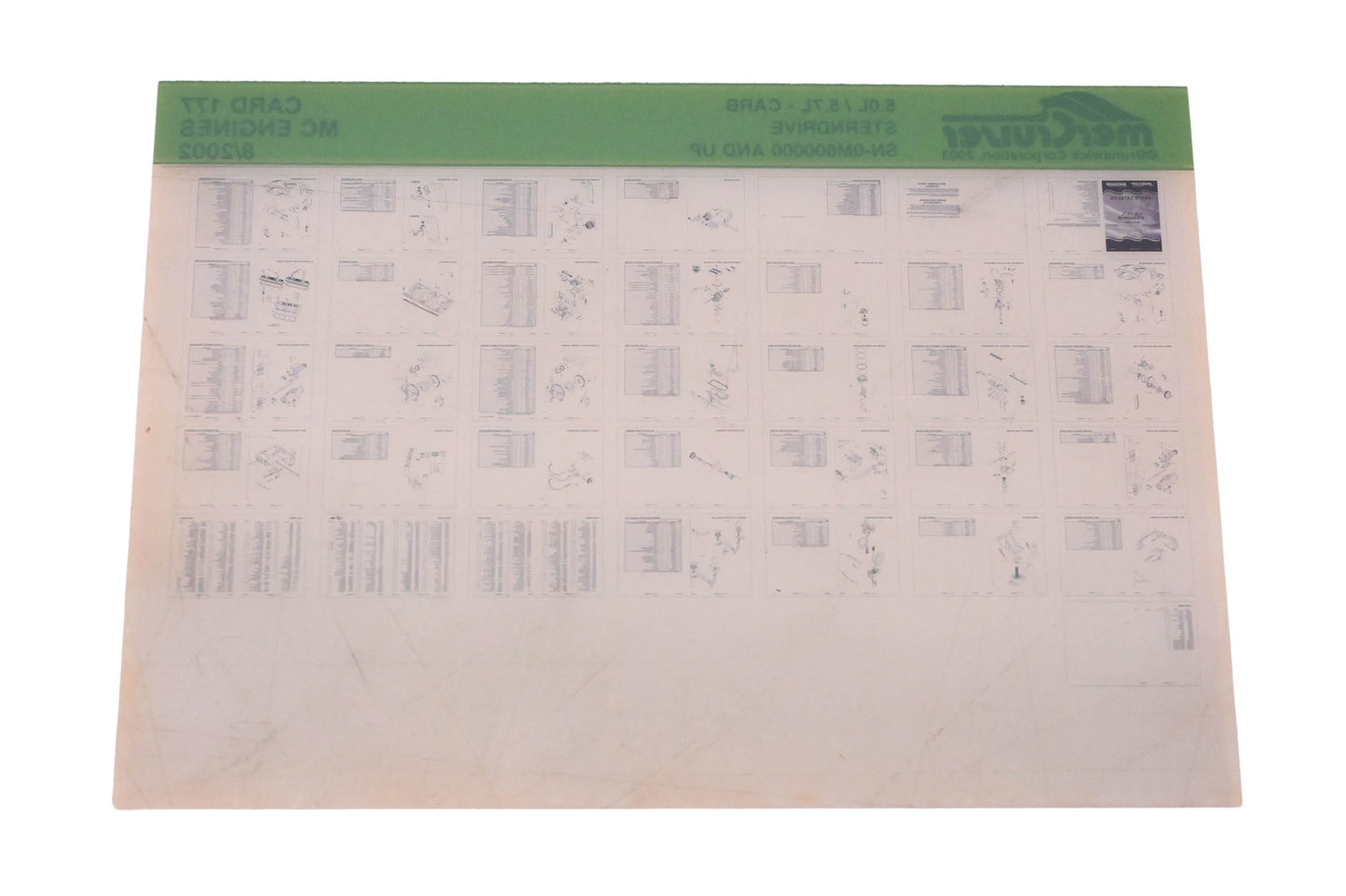 Mercruiser DP024-66 5.0L/5.7L- Carb Parts Catalog Microfiche