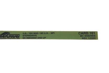 Mercruiser DP024-69 2003 5.0L/ 350 MAG/ MX 6.2L MPI Parts Catalog Microfiche