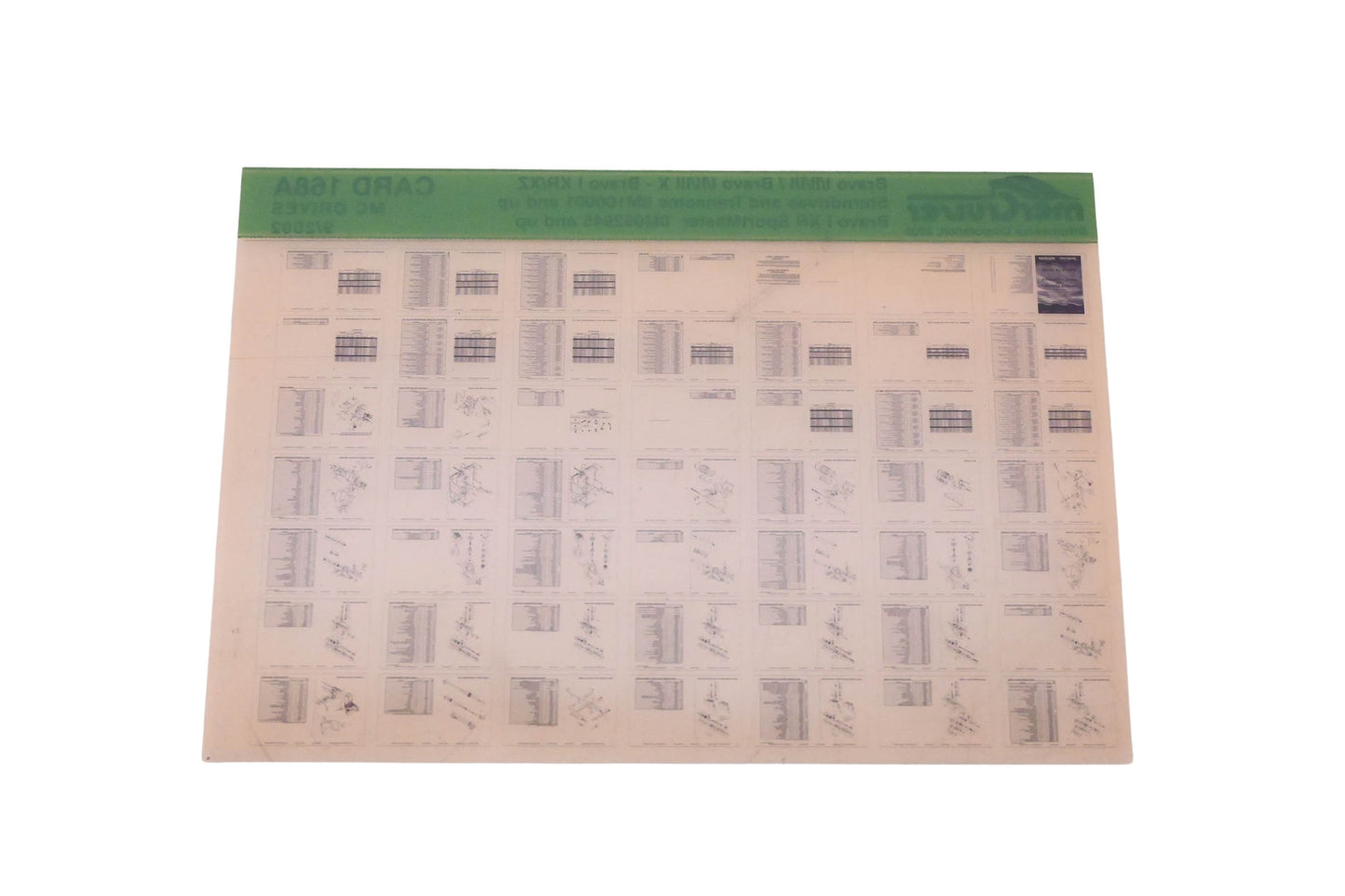Mercruiser DP024-71 2002 Bravo Sportsmaster Parts Catalog Microfiche