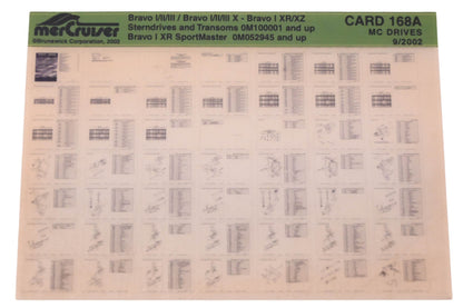 Mercruiser DP024-71 2002 Bravo Sportsmaster Parts Catalog Microfiche