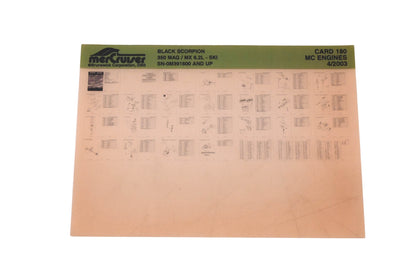 Mercruiser DP024-73 Black Scorpion Parts Catalog Microfiche
