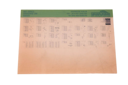 Mercruiser DP024-73 Black Scorpion Parts Catalog Microfiche