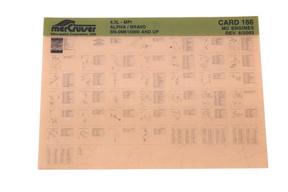 Mercruiser DP024-82 2003 4.3L-MPI Parts Catalog Microfiche