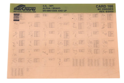 Mercruiser DP024-82 2003 4.3L-MPI Parts Catalog Microfiche