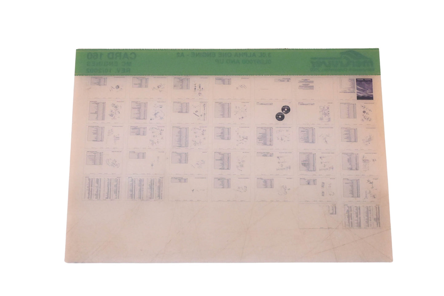 Mercruiser DP024-83 2002 3.0L Alpha One Engine Parts Catalog Microfiche