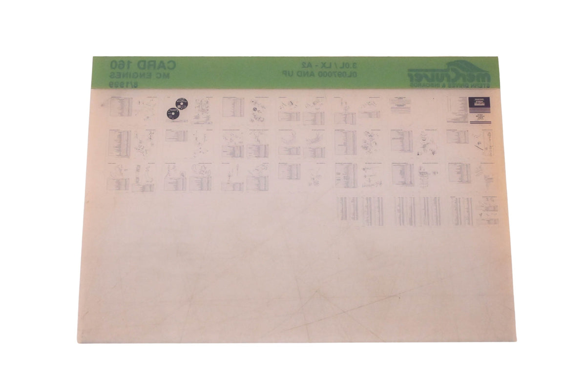 Mercruiser DP024-84 1999 3.0L/ LX Parts Catalog Microfiche