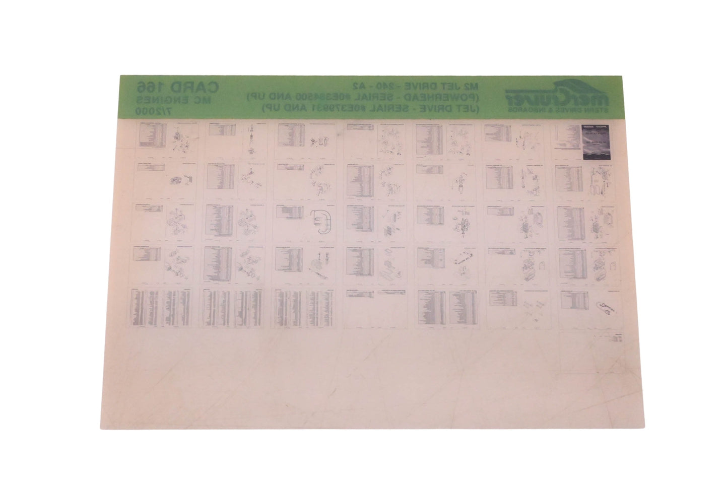 Mercruiser DP024-86 2000 M2 Jet Drive- 240 Parts Catalog Microfiche