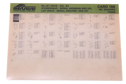 Mercruiser DP024-86 2000 M2 Jet Drive- 240 Parts Catalog Microfiche