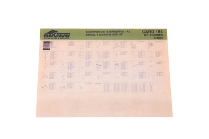 Mercruiser DP031-55 2000 Scorpion 377 Parts Catalog Microfiche