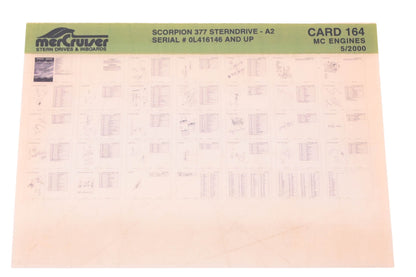 Mercruiser DP031-55 2000 Scorpion 377 Parts Catalog Microfiche