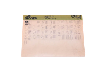 Mercruiser DP031-56 2000 500 Carb Parts Catalog Microfiche